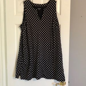 Cotton polka dot dress/cover up